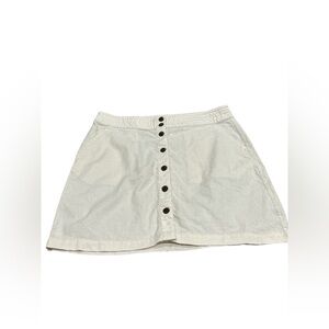 Patagonia Skirt Women’s Size 8 Hemp Organic Cotton Button Cream